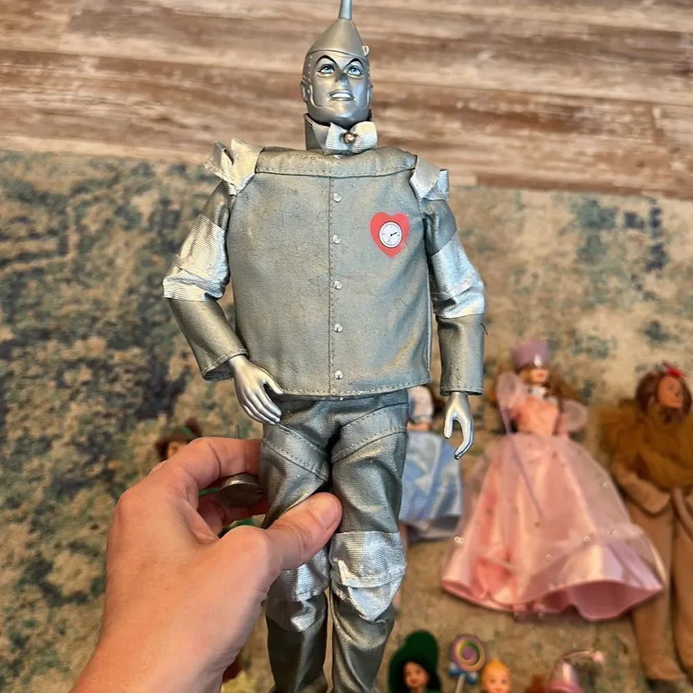 1990s Barbie Wizard of Oz Collector Lot with Munchkins& Talking Dorothy & Glinda
